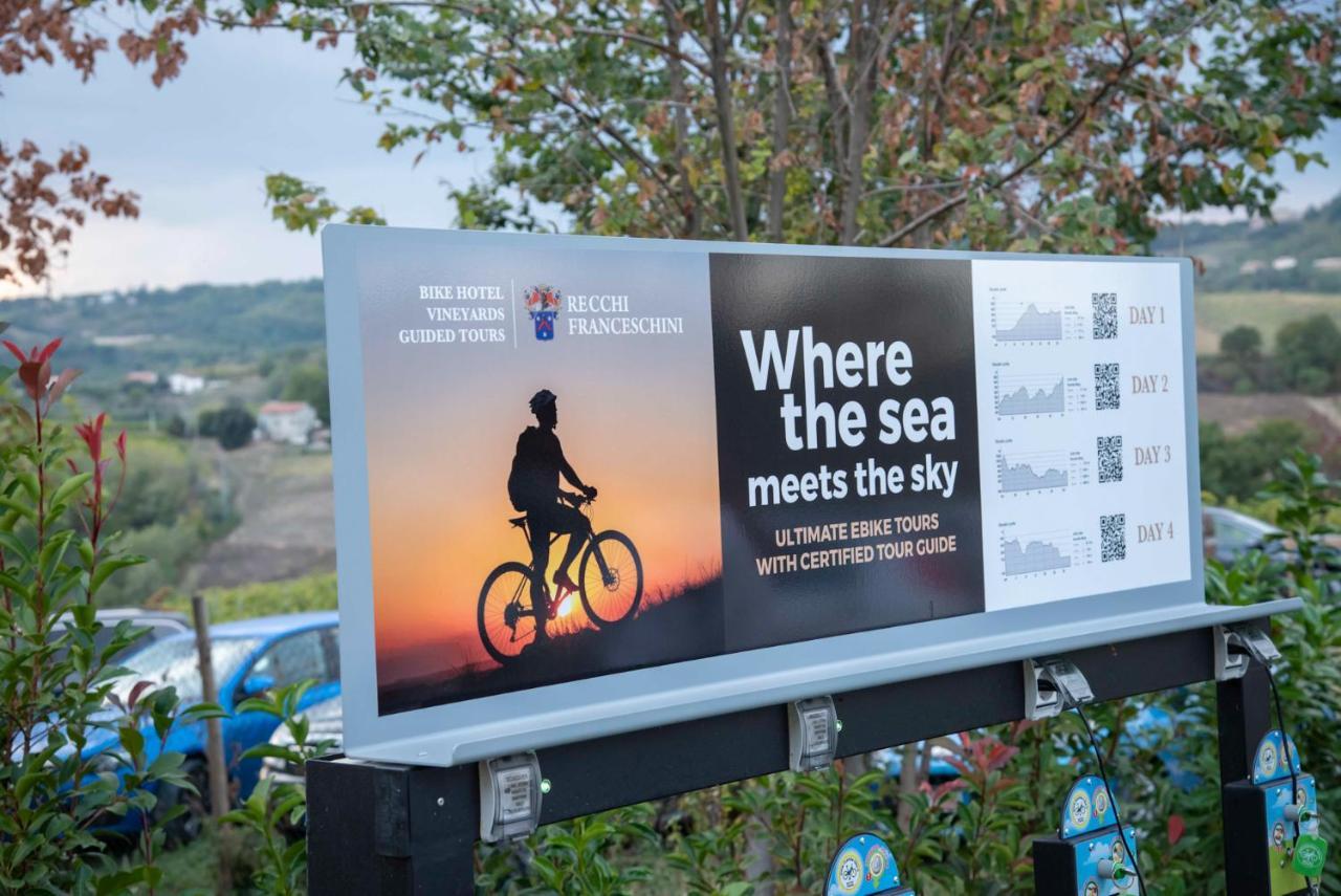 Recchi Franceschini Bike Hotel Last - Minute - Availability Montalto delle Marche Exteriör bild
